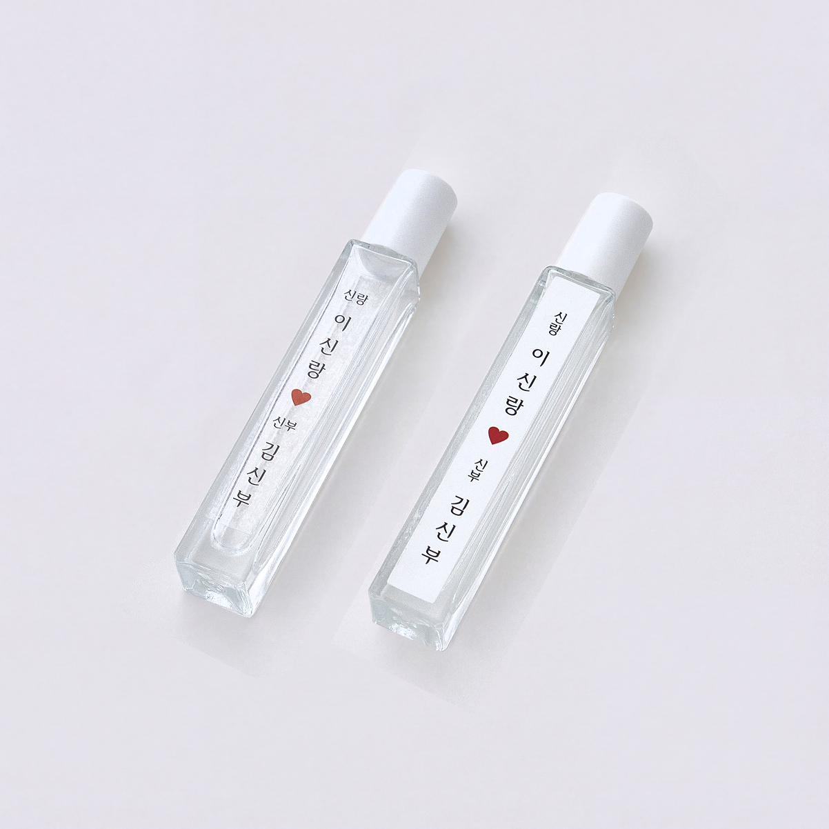 베이직 투명 라벨 향수